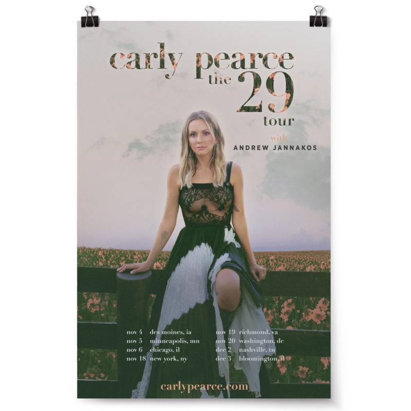 Carly Pearce poster design